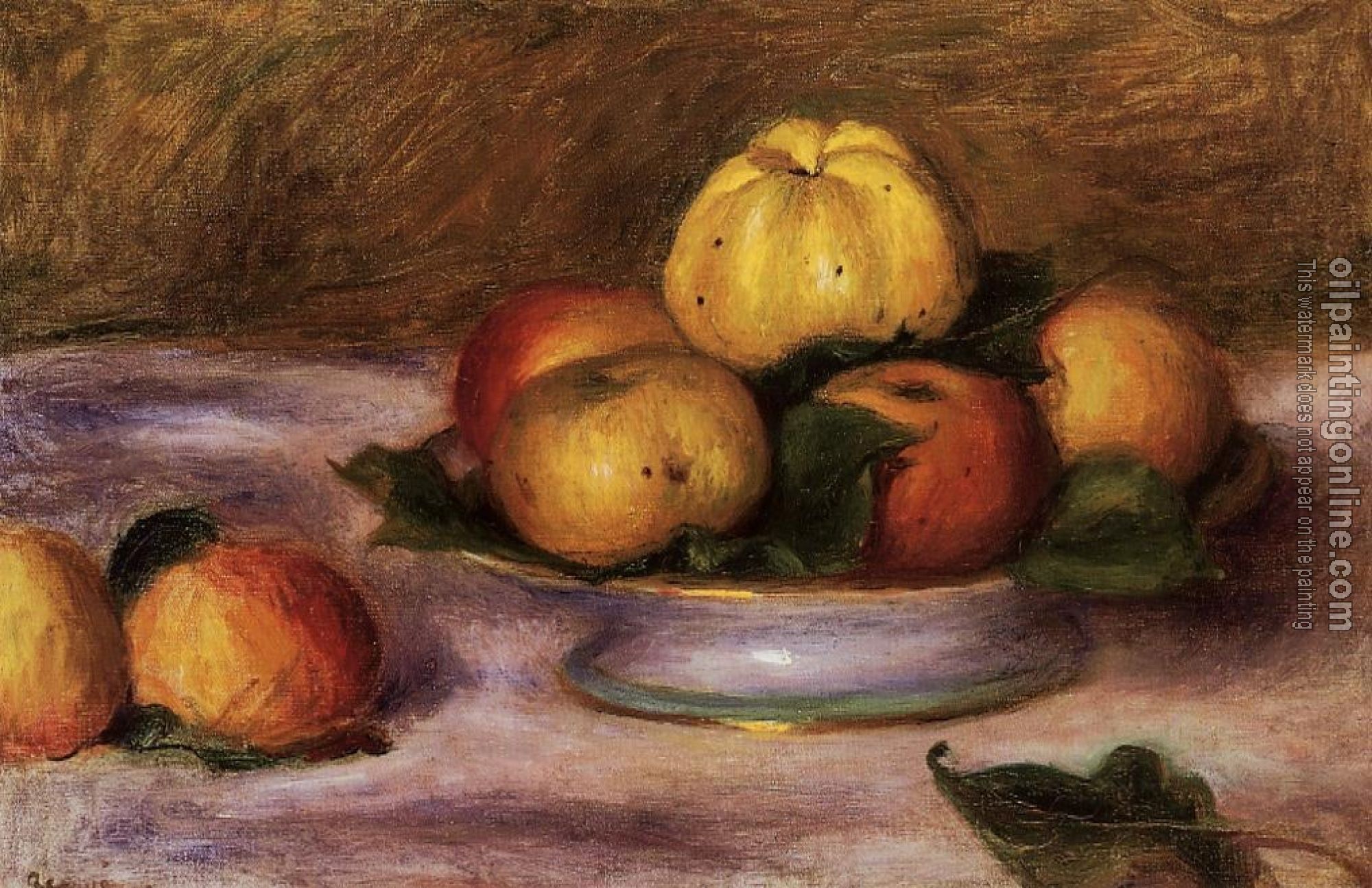 Renoir, Pierre Auguste - Apples on a Plate